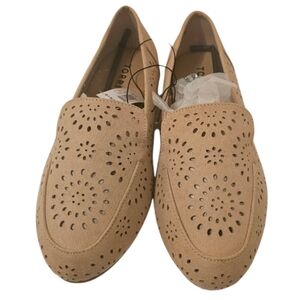Beige Torrid Women's Perforated Flats
